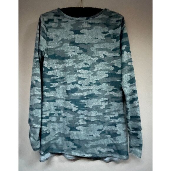 Carve Designs Womens Small Crew Neck Long Sleeve Chelsea Camo Tunic Top Casual - Picture 1 of 7